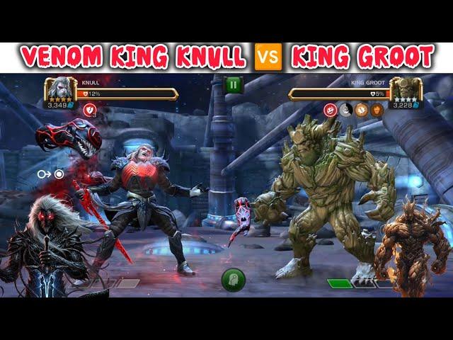 Venom KNULL  King GROOT  It's Scary Fight Between Them️ KNULL it's #venom Leader #avengergaming