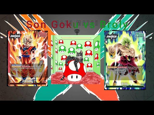 Dragonball Super Fusion World- Starter Goku vs BROLY! KAKAROT!