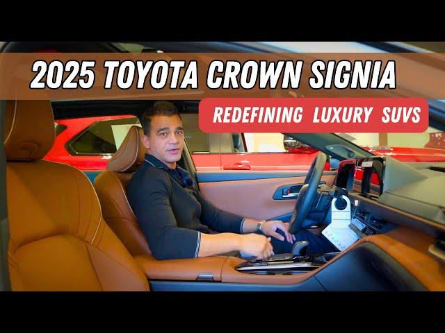 2025 Toyota Crown Signia – Redefining Luxury SUVs | First Look & Features Review