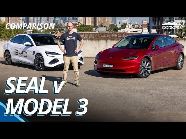 2024 BYD Seal v Tesla Model 3 Comparison | Can the new Seal topple the reigning EV king?