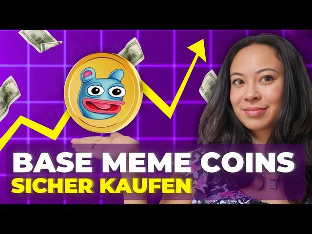 Wie kauft man BASE Meme Coins 2024 sicher als Krypto Anfänger? #memecoins #kryptoinvestieren