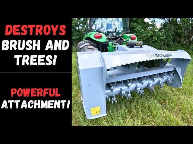 POWERFUL Brush Mulcher! Baumalight MP360