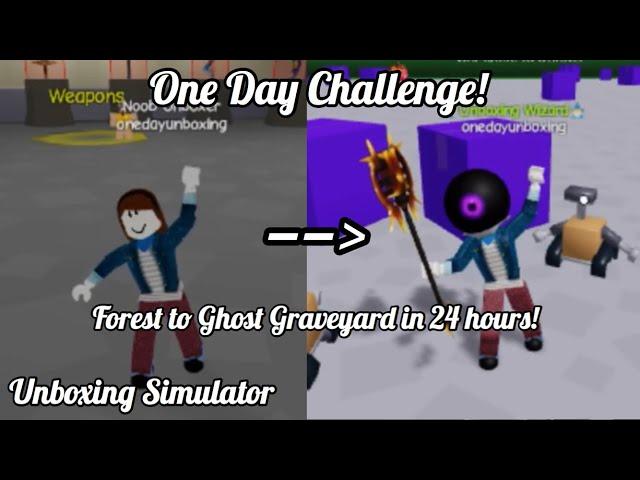 One Day Challenge! | Roblox: Unboxing Simulator