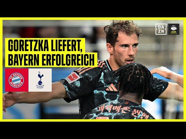 Goretzka trifft! Bayern siegt im 1. Härtetest: FC Bayern München - Tottenham  2:1 | Testspiel | DAZN