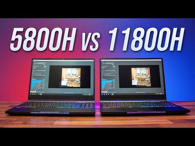 AMD Ryzen 7 5800H vs Intel i7-11800H - Best 8 Core Laptop CPU?