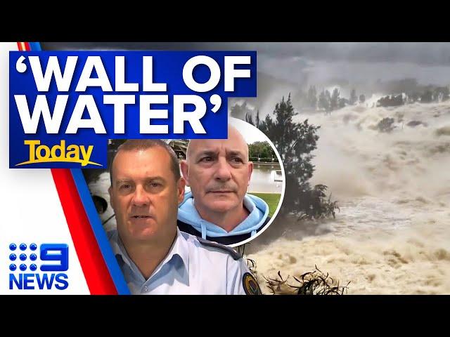 'Inland tsunami' as dam spills in NSW floods disaster | 9 News Australia