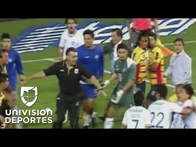 Morelia vs Cruz Azul vivieron una de las más aterradoras peleas del fútbol mexicano