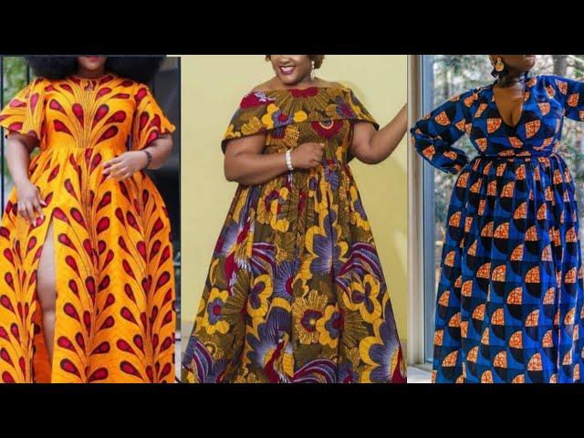 Ankara Maxi For Plus Size ladies, Gorgeous And Stylish Ankara Maxi Gown Styles