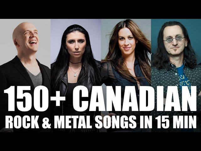 150 Canadian Rock & Metal Songs in 15 Minutes!