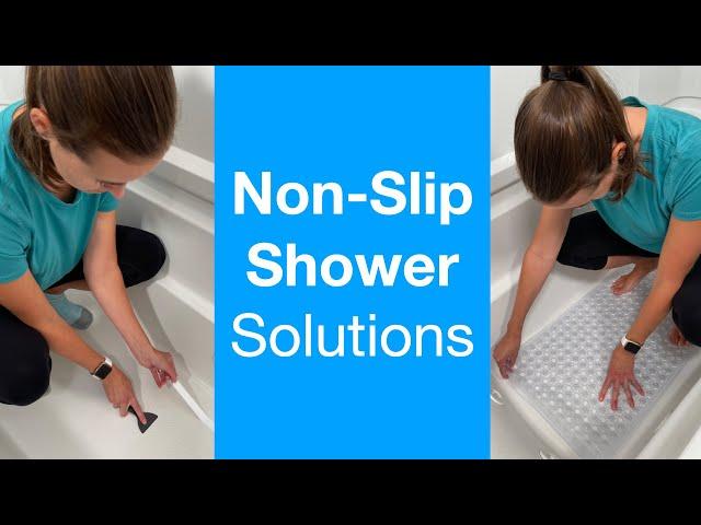 Non-Slip Shower Solutions | Shower Mat, Shower Stickers, and Paint-On Grip