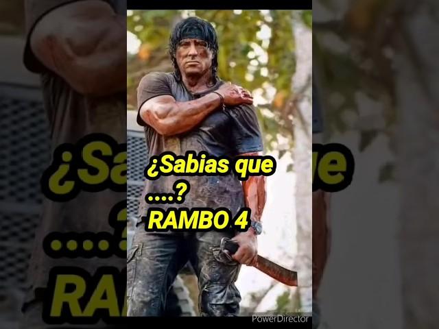 ¿Sabias que en Rambo 4? #short #shorts