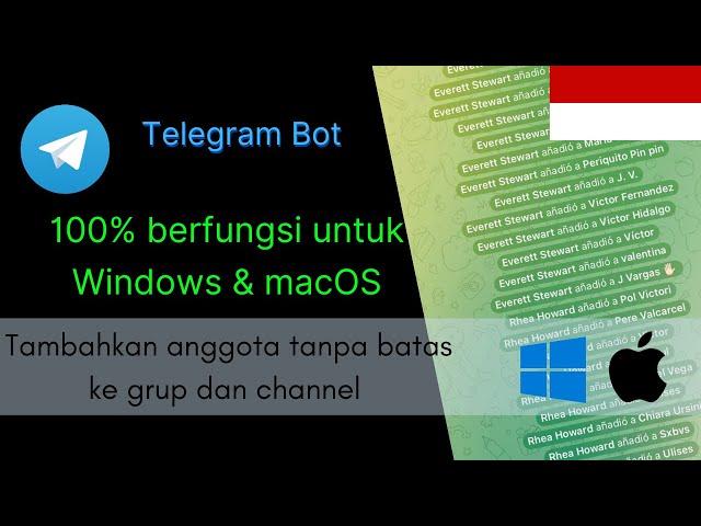 Bagaimana Cara Menambah Anggota Telegram Tanpa Batas ke Grup dan Channel 2023 | Windows dan macOS