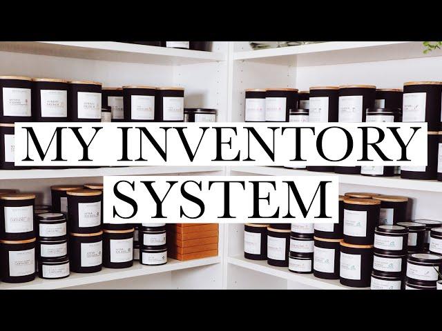 MY INVENTORY SYSTEM | How I Keep Track Of My Candle Supplies & Materials | Inventora Review