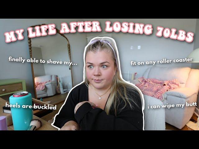 OPENING UP ABOUT MY WEIGHTLOSS... *down 70lbs in 6 months*