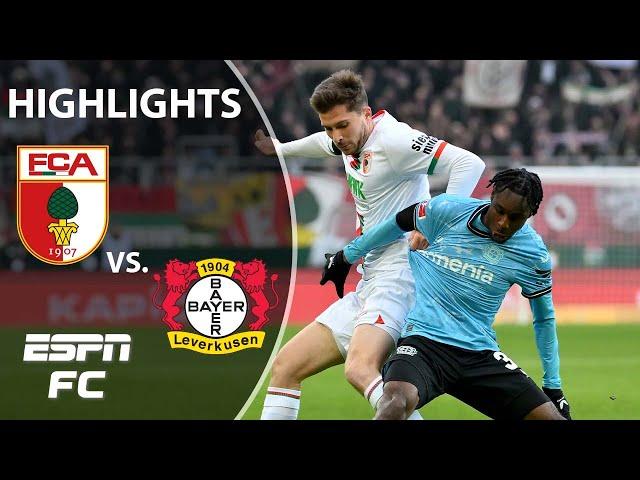 Augsburg vs. Bayer Leverkusen | Bundesliga Highlights | ESPN FC