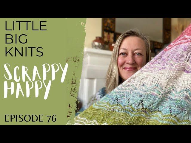 Episode 76 - The Joy of Scrappy Knitting Projects, lots of cast ons, a snowshoeing vlog!