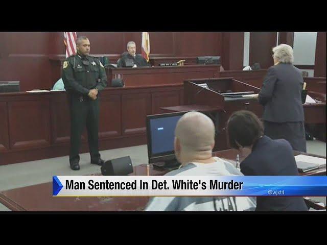 Man sentenced in Detective White's murder