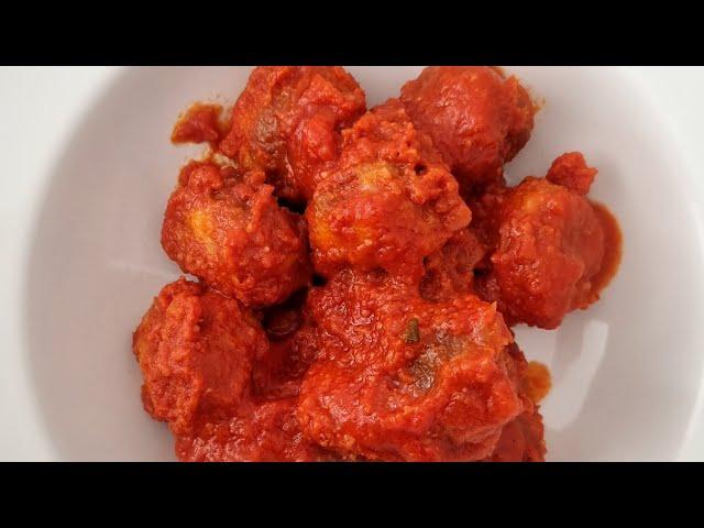 POLPETTE DI TACCHINO fritte al sugo