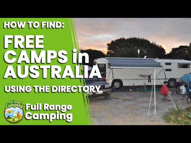 How To Find Free Camps In Australia Using Full Range Camping Online  Maps