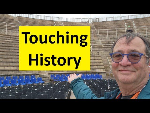 The First Roman Theater in the Land of Israel – Visiting Caesarea, Built by King Herod in Israel