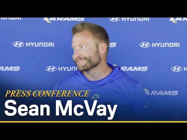 Sean McVay On Overall Success Of OTAs, Moving To A New Practice Facility & Latest Injury Updates