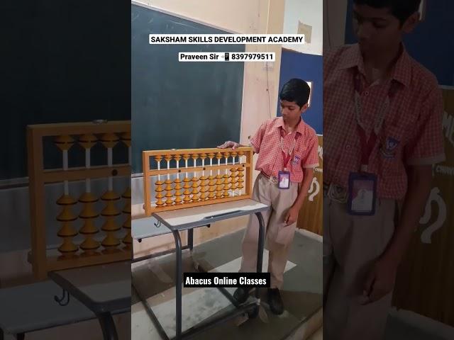 Abacus video || MBLM School #saksham #skills #academy #student #maths #amazing #performance #shorts
