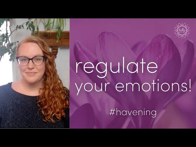 powerful emotional regulation technique! (havening for emotional self regulation)