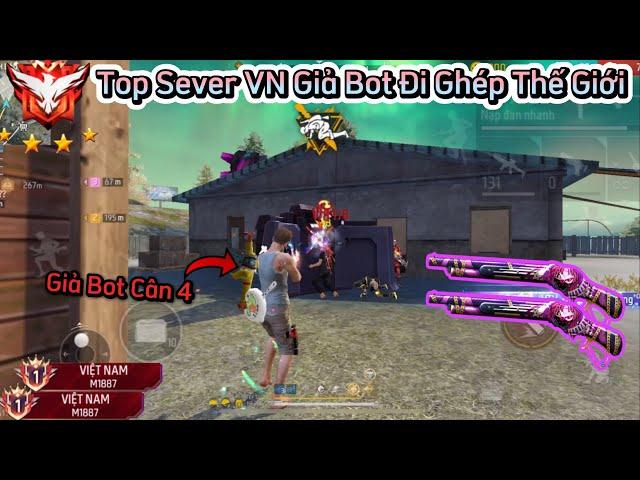 [Free Fire] Top Sever VN M1887 “Giả Bot” Đi Ghép Thế Giới Cân 4 Cuối Game Lấy Top 1 Và Cái Kết !