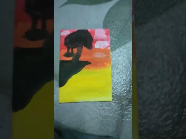 MY FIRST TIME Tempra COLOUR DRAWING #shorts  #viral #tranding #vk arts boy  #trandingshorts