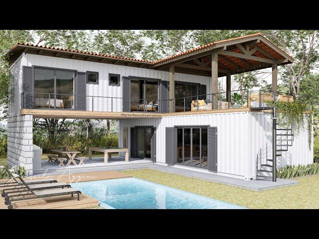 Shipping Container House - Enjoying Moments