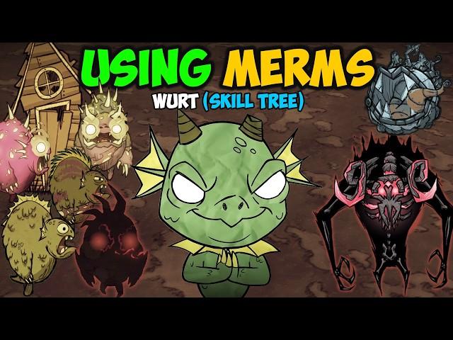 Defeating ALL Bosses with Merms (NEW Wurt)