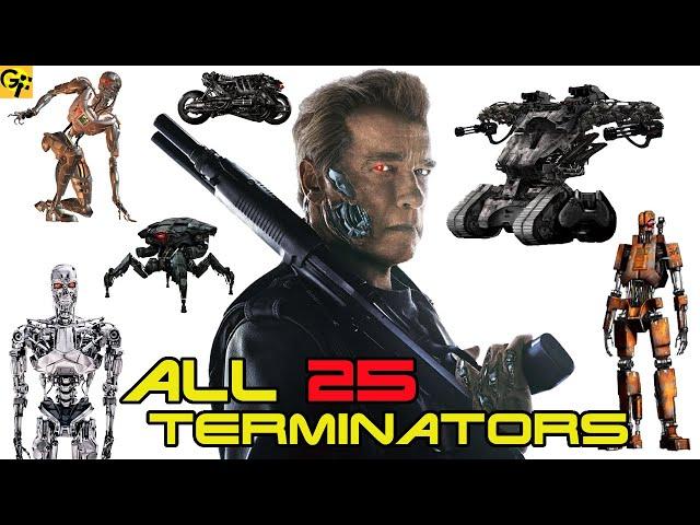 All 25 TERMINATOR Models Explained