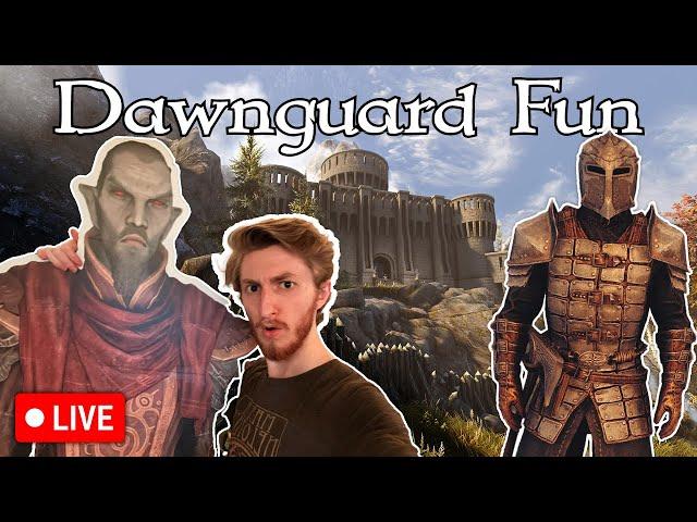 Skyrim 100% Livestream - Dawnguard Fun!