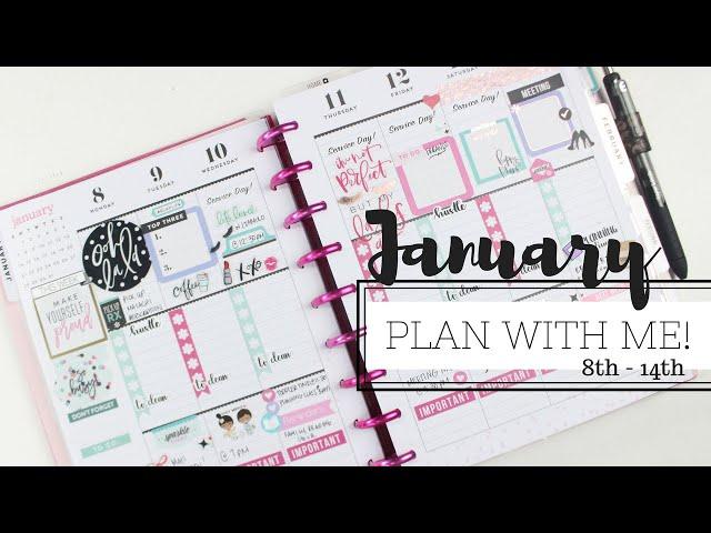 Plan With Me! Jan 8th - Jan 14th | At Home With Quita