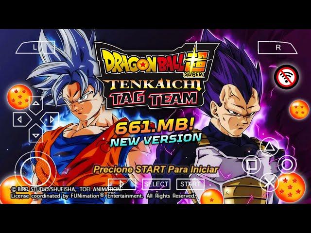 DRAGON BALL SUPER MOBILE PPSSPP 2024 MOD DBZ TTT ISO Graphics HD - Permanent Menu! Gameplay