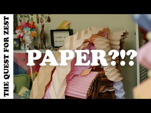 Paper Comes Alive: Dive into the Magical World of Amanda Witucki's Paper Artistry in this Mini Doc!