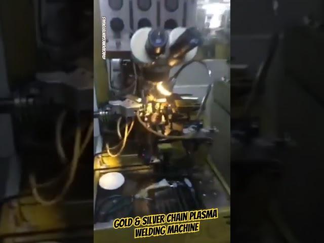 Automatic Gold and Silver Chain Plasma Welding Machine #automation #machine #shorts