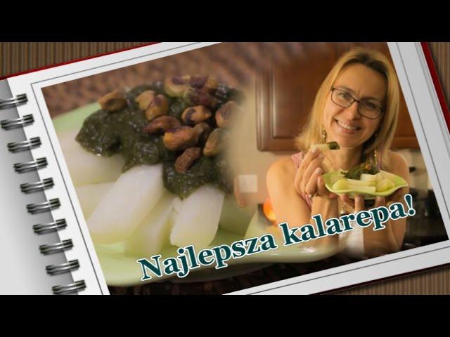 Dieta warzywno-owocowa - kalarepa na ciepło - super przystawka:-)