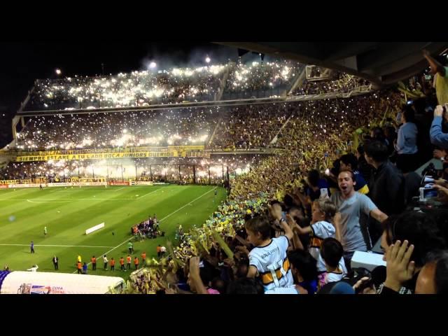 El conmovedor recibimiento a Boca en la Bombonera (Superclásico - Sudamericana 2014)