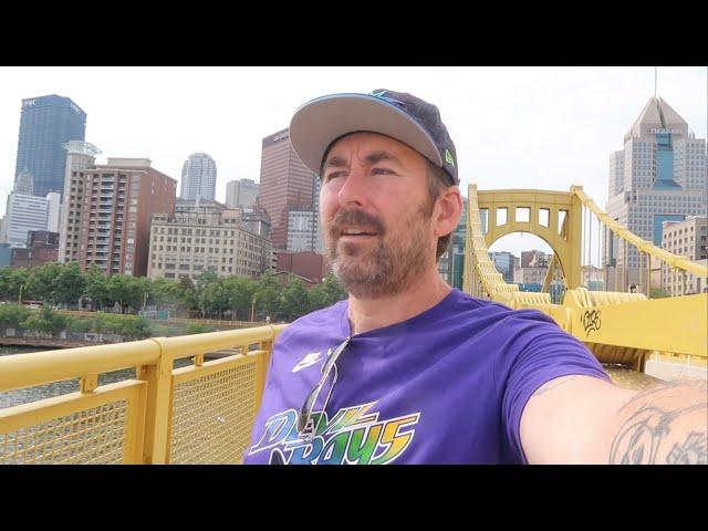 A Day In Downtown Pittsburgh - Andy Warhol Museum & Mr Rogers On Riverwalk / Rays WIN At PNC Park