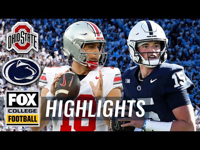 No. 4 Ohio State Buckeyes vs. No. 3 Penn State Nittany Lions Highlights | FOX College Football