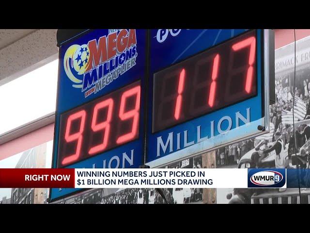 Winning numbers just picked in $1 billion Mega Millions drawing