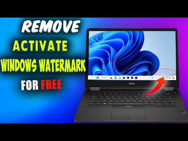 How to Remove Activate Windows Watermark in windows 10 and 11 permanently 2024