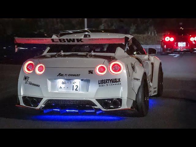 Tokyo Supercars, JDMs, & Modified Cars | Car Spotting in Japan Dec 2024 | Daikoku PA & Gingko Avenue