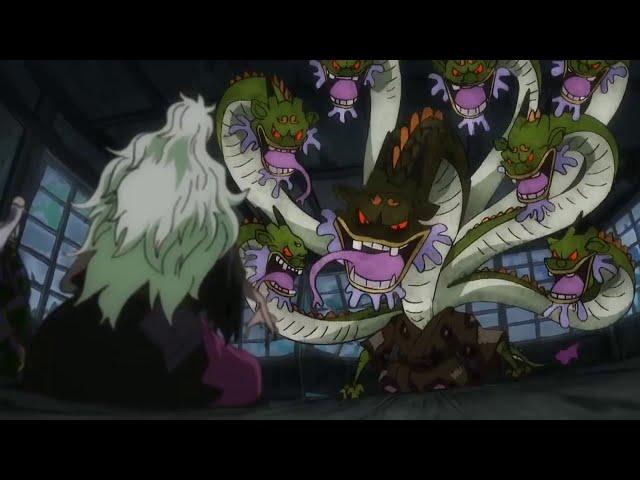 One Piece Kurozumi Orochi Eating the devil fruit [ E965 Highlights ]