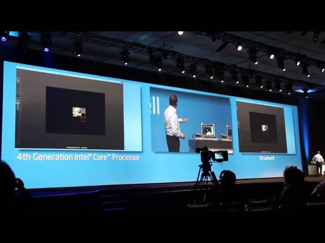 Intel demos Haswell vs Broadwell at IDF 2013, shows lower power consumption, higher performance