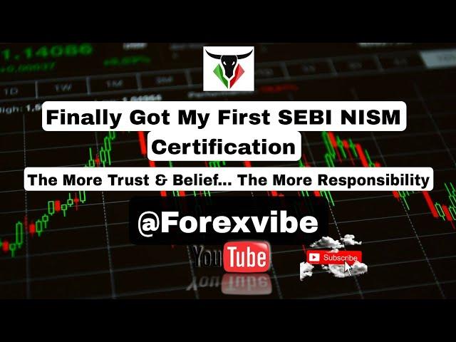 Stepping to  First Certification  | NISM | SEBI | Way to Research Analyst 