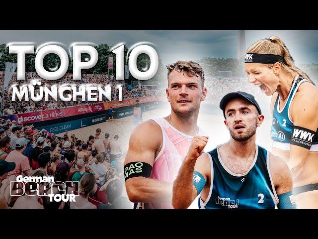 BEACHVOLLEYBALL SPEKTAKEL in MÜNCHEN | TOP 10 HIGHLIGHTS - German Beach Tour #5