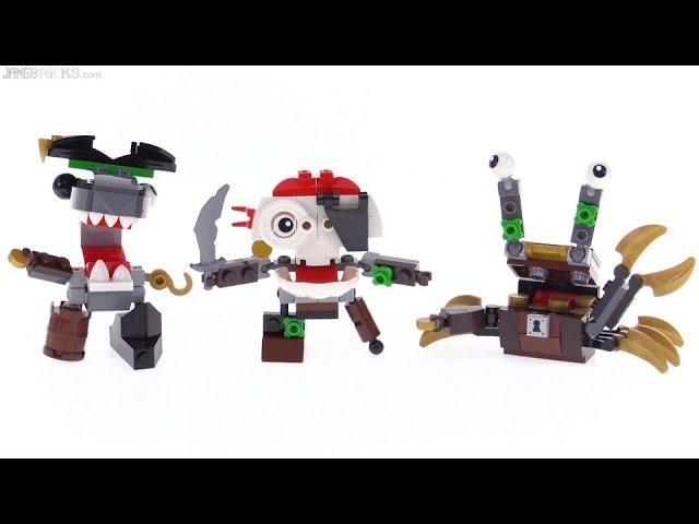 LEGO Mixels Series 8 Pyrratz review: Sharx, Skulzy, & Lewt!