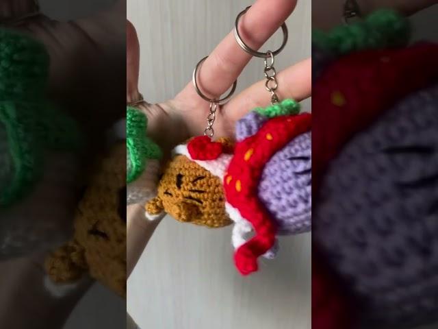 Связала для вас милых котят #вязание #вязаниеназаказ #cat #love #toys #handmad #амигуруми